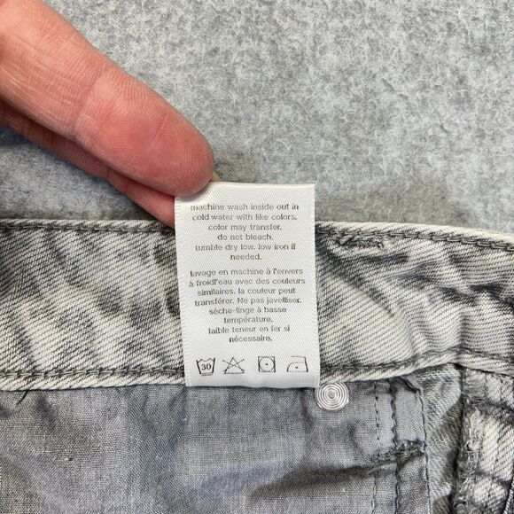 Unpublished Anthropologie Noemi Jeans Women’s 30 Gray Baggy Wide Leg Denim - Picture 6 of 15